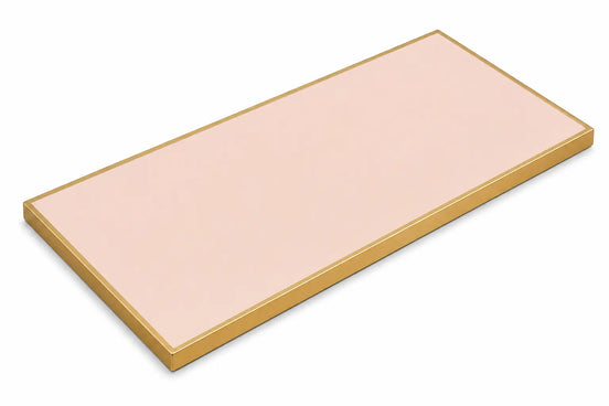 Plateau de table Capri rectangle – Chant laiton bakélisé