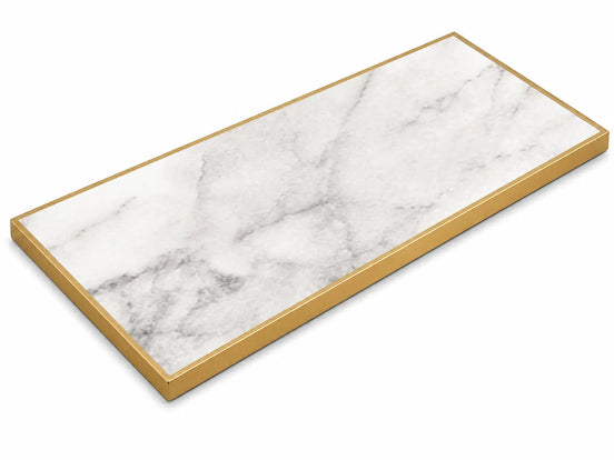 Plateau de table Capri rectangle – Chant laiton bakélisé