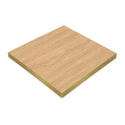 Plateau de table Capri carré – Chant PVC effet laiton