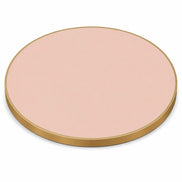 Plateau de table Capri rond – Chant laiton bakélisé