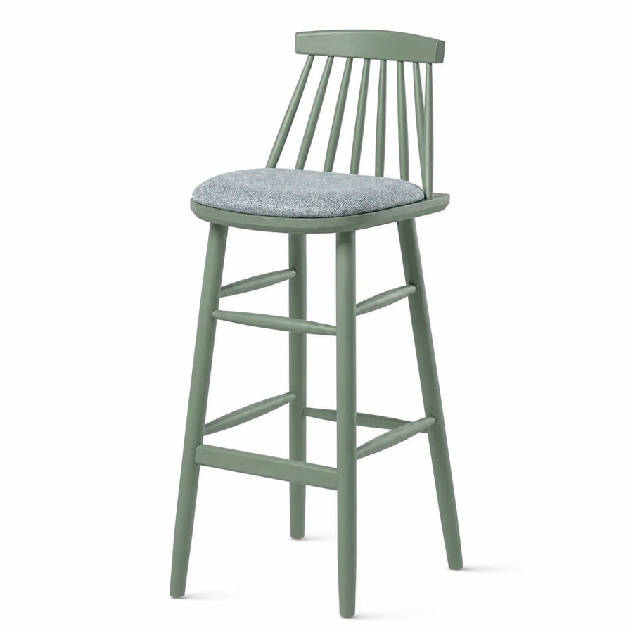 Tabouret Western — tabouret de bar en hêtre massif, le plus charpenté de la gamme