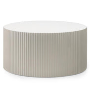 Ensemble de 2 tables basses Zeo rainurées