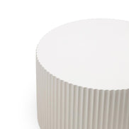 Ensemble de 2 tables basses Zeo rainurées