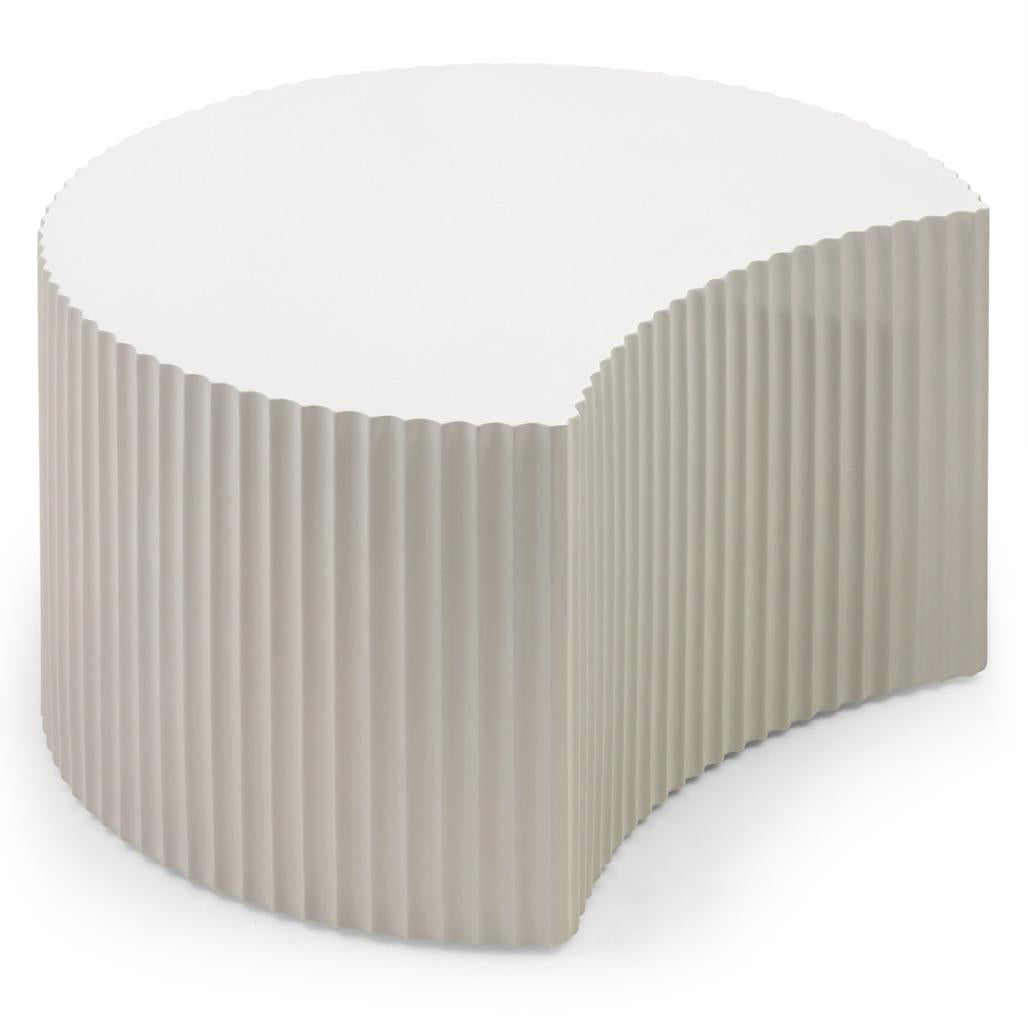 Ensemble de 2 tables basses Zeo rainurées