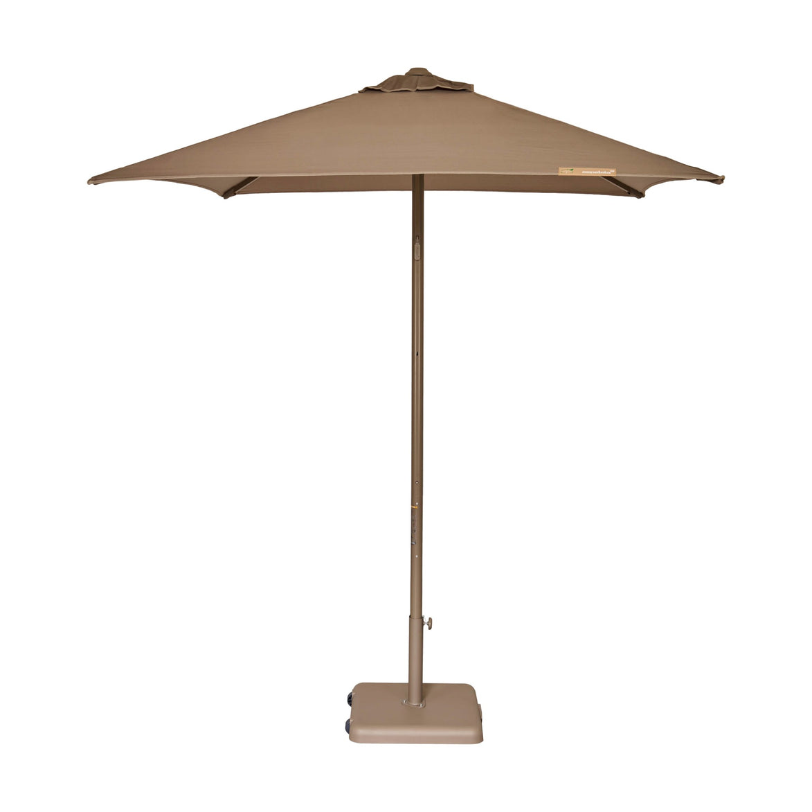 Parasol Eolo Pureti Ezpeleta, toile taupe