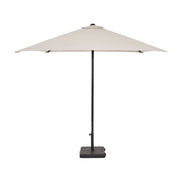 Parasol Eolo Sunbrella Ezpeleta, structure anthracite, toile Sunbrella marbre