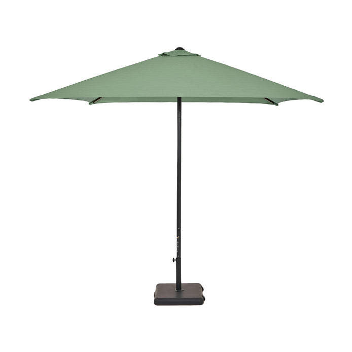 Parasol Eolo Sunbrella Ezpeleta, structure anthracite, toile Sunbrella menthe