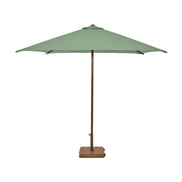 Parasol Eolo Sunbrella Ezpeleta, structure taupe, toile Sunbrella menthe