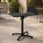 Table complète rabattable Verona - Compact 65 x 65 cm