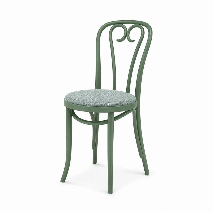 Chaise Saint Germain — chaise de restaurant tapissée hêtre, coloris Vert d'eau M72