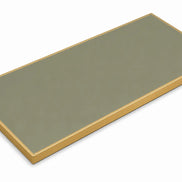 Plateau de table Capri rectangle – Chant laiton bakélisé