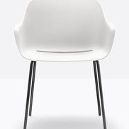 Fauteuil Babila XL 2734 Pedrali, coque blanche