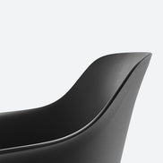 Fauteuil Babila XL 2734 Pedrali, détail de la coque