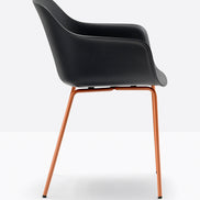Fauteuil Babila XL 2734 Pedrali, coque noire
