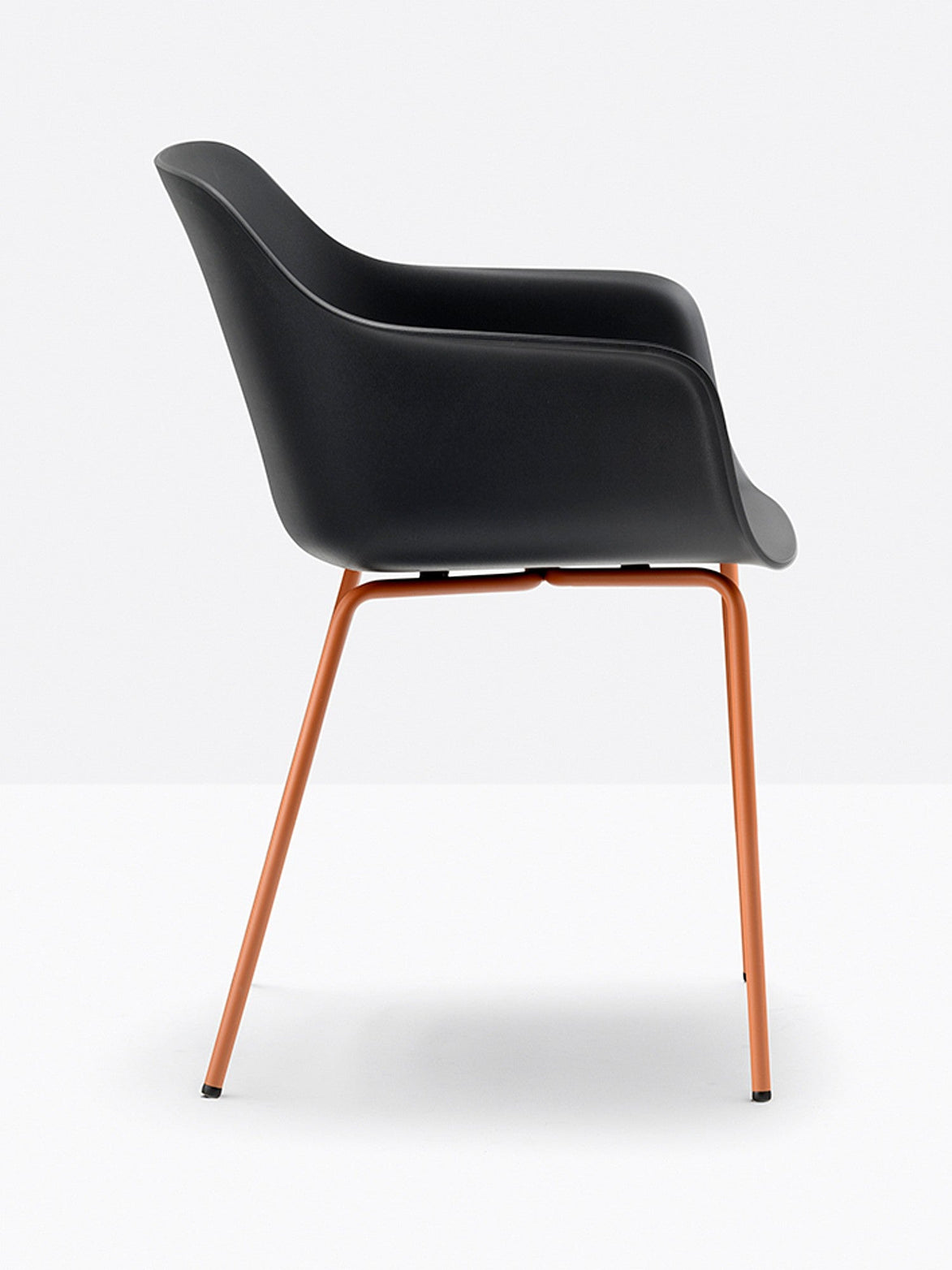 Fauteuil Babila XL 2734 Pedrali, coque noire