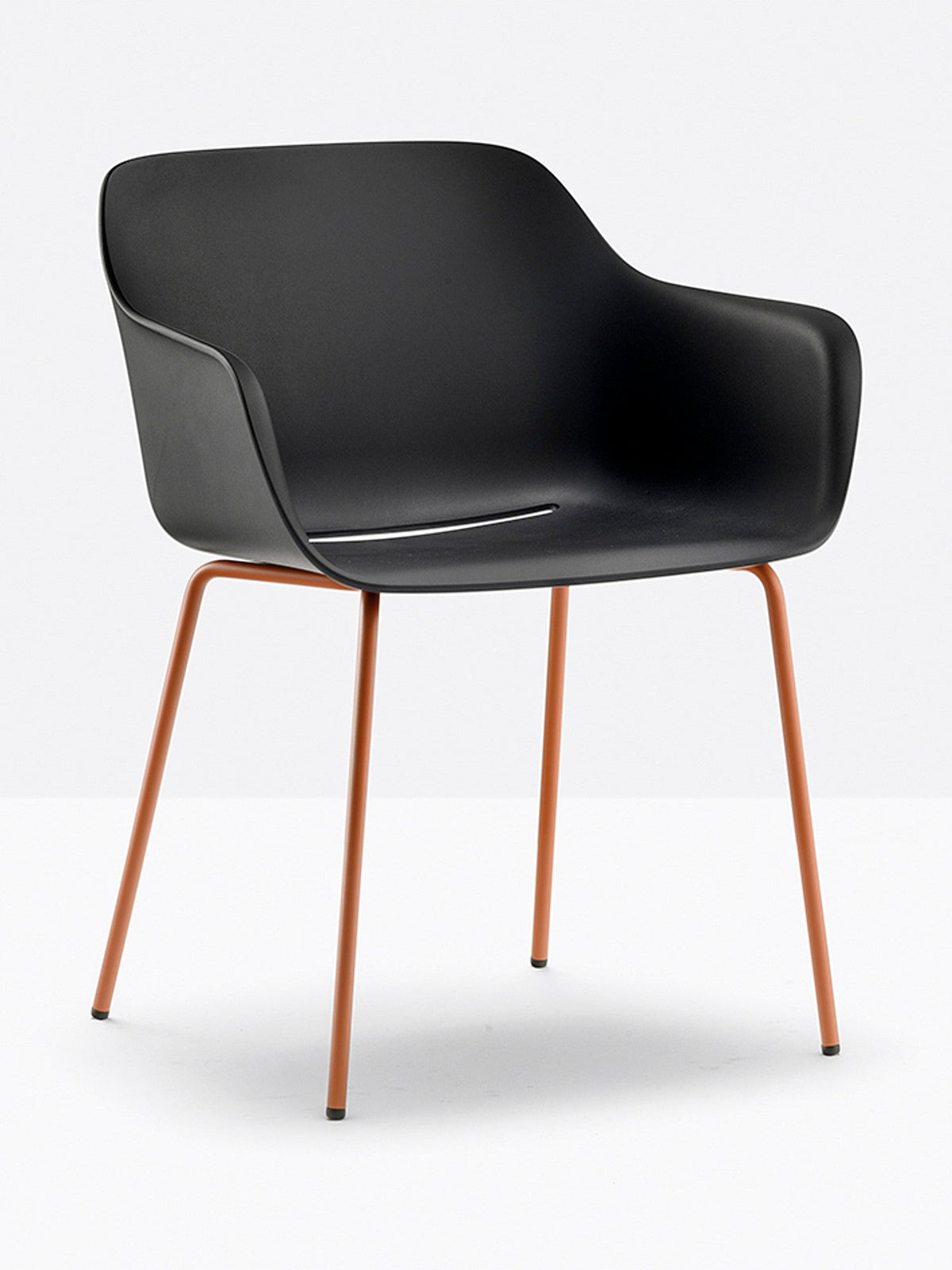 Fauteuil Babila XL 2734 Pedrali, coque noire