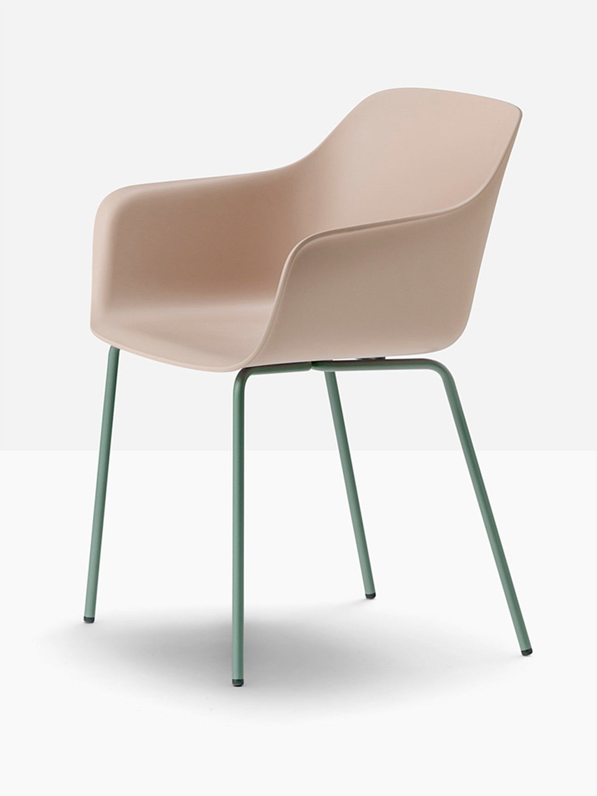 Fauteuil Babila XL 2734 Pedrali, coque rose