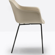 Fauteuil Babila XL 2734 Pedrali, coque sable
