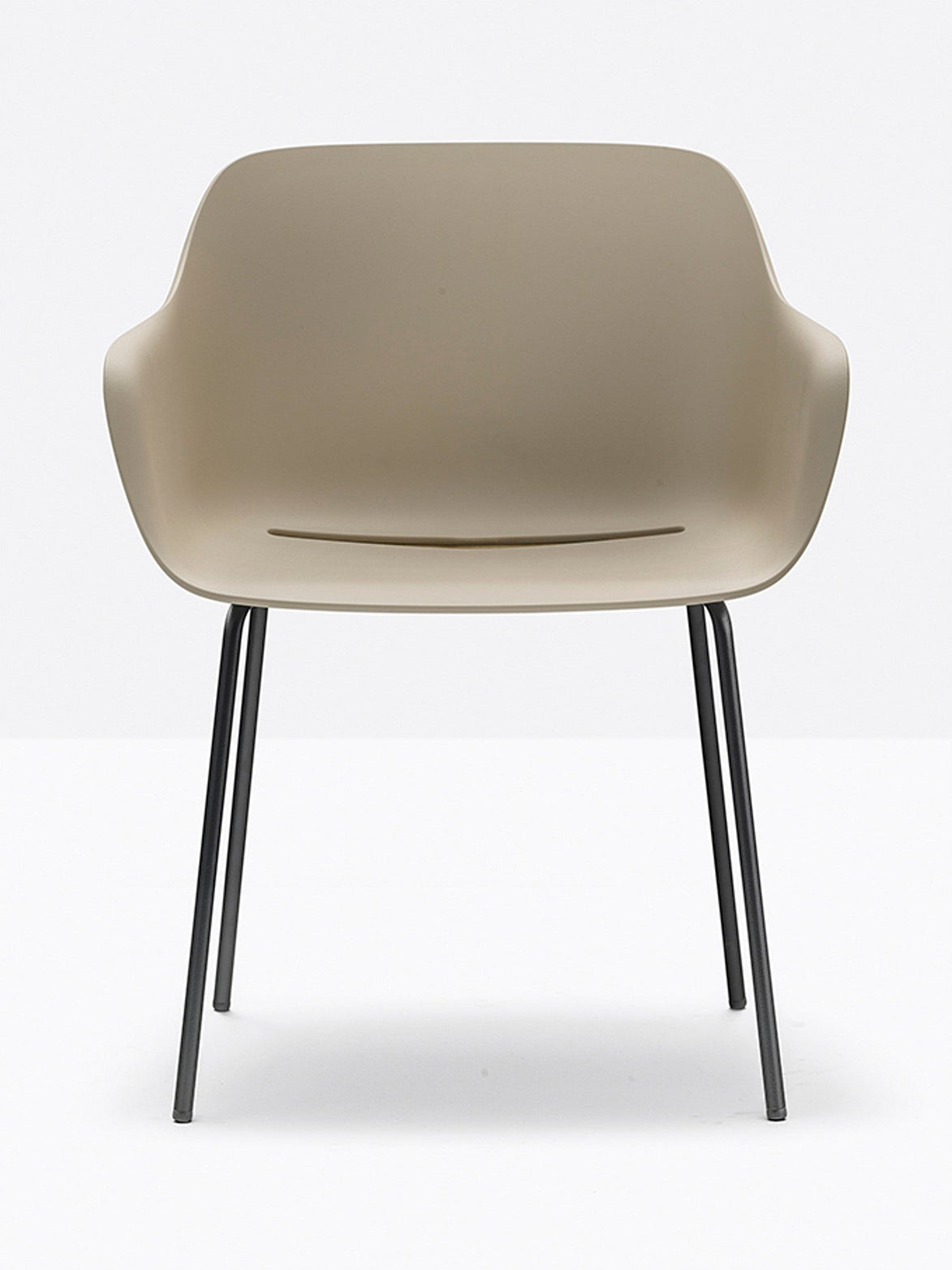 Fauteuil Babila XL 2734 Pedrali, coque sable