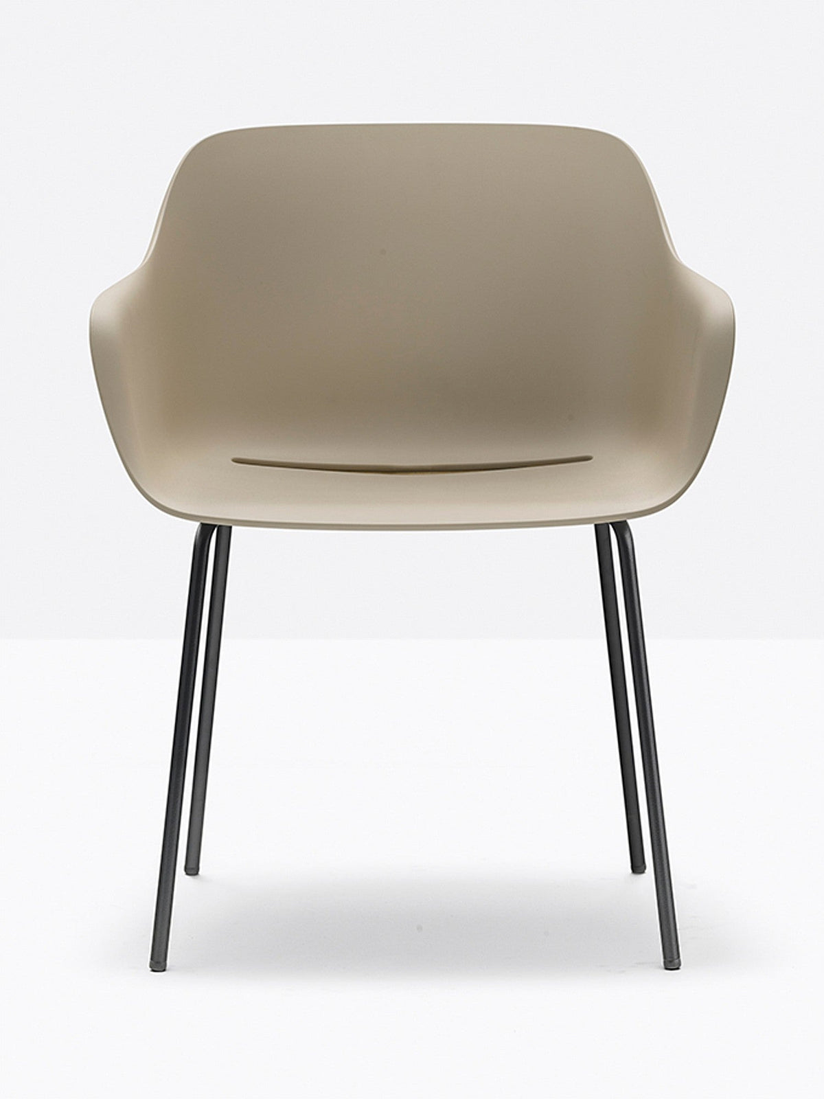 Fauteuil Babila XL 2734 Pedrali, coque sable