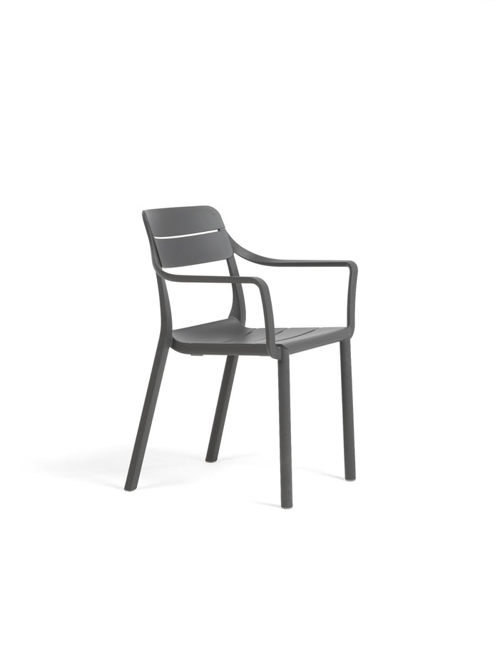 Fauteuil Cassia – Basalte gris