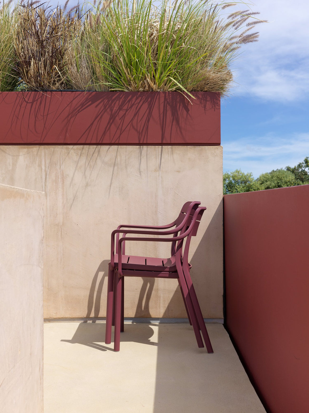 Fauteuil Cassia Nardi – mise en scène terrasse
