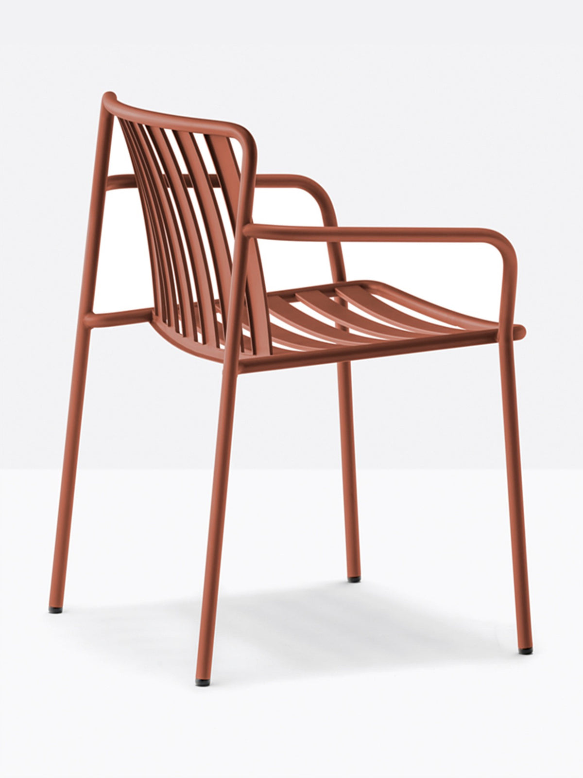 Fauteuil Coney terracotta vue de profil
