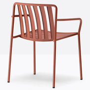 Fauteuil Coney terracotta vue de face