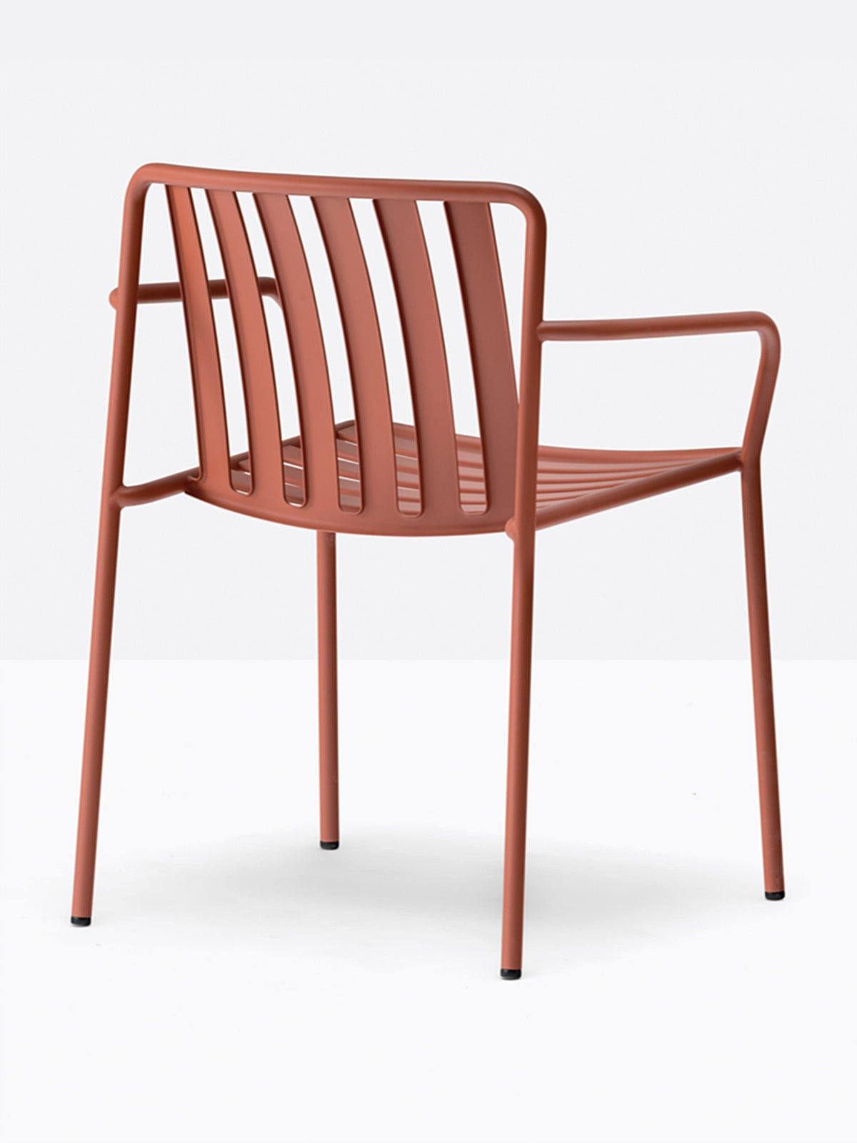 Fauteuil Coney terracotta vue de face