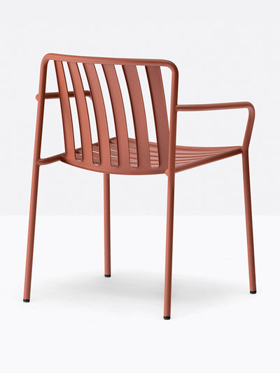 Fauteuil Coney terracotta vue de face