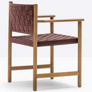 Fauteuil Griante bordeaux vue de dos