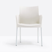 Fauteuil Ice ivoire vue de face