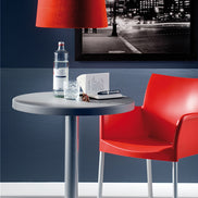 Fauteuil Ice rouge en situation