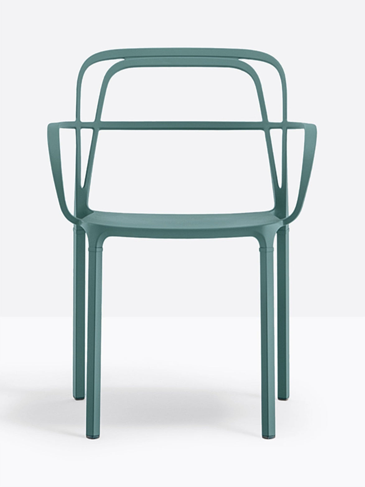 Fauteuil Intrigo 3715 Pedrali, Bleu ciel AZ100E