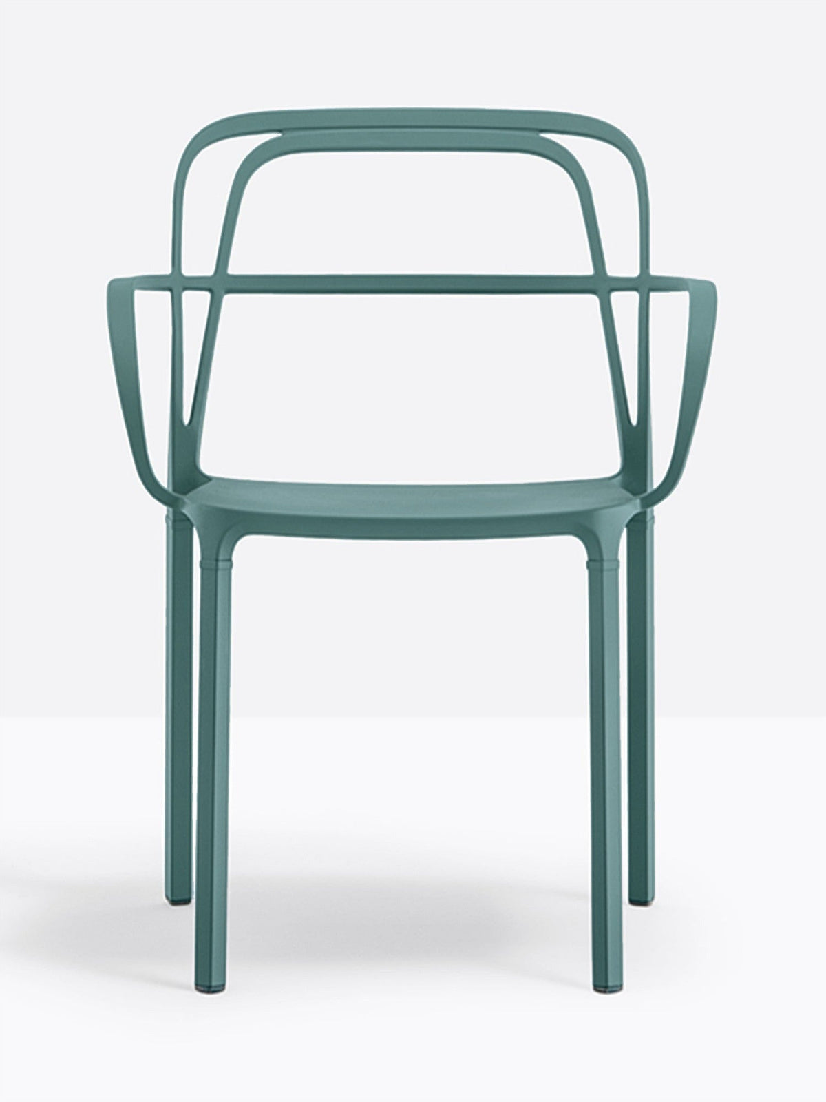 Fauteuil Intrigo 3715 Pedrali, Bleu ciel AZ100E