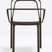 Fauteuil Intrigo 3715 Pedrali, Marron MGE