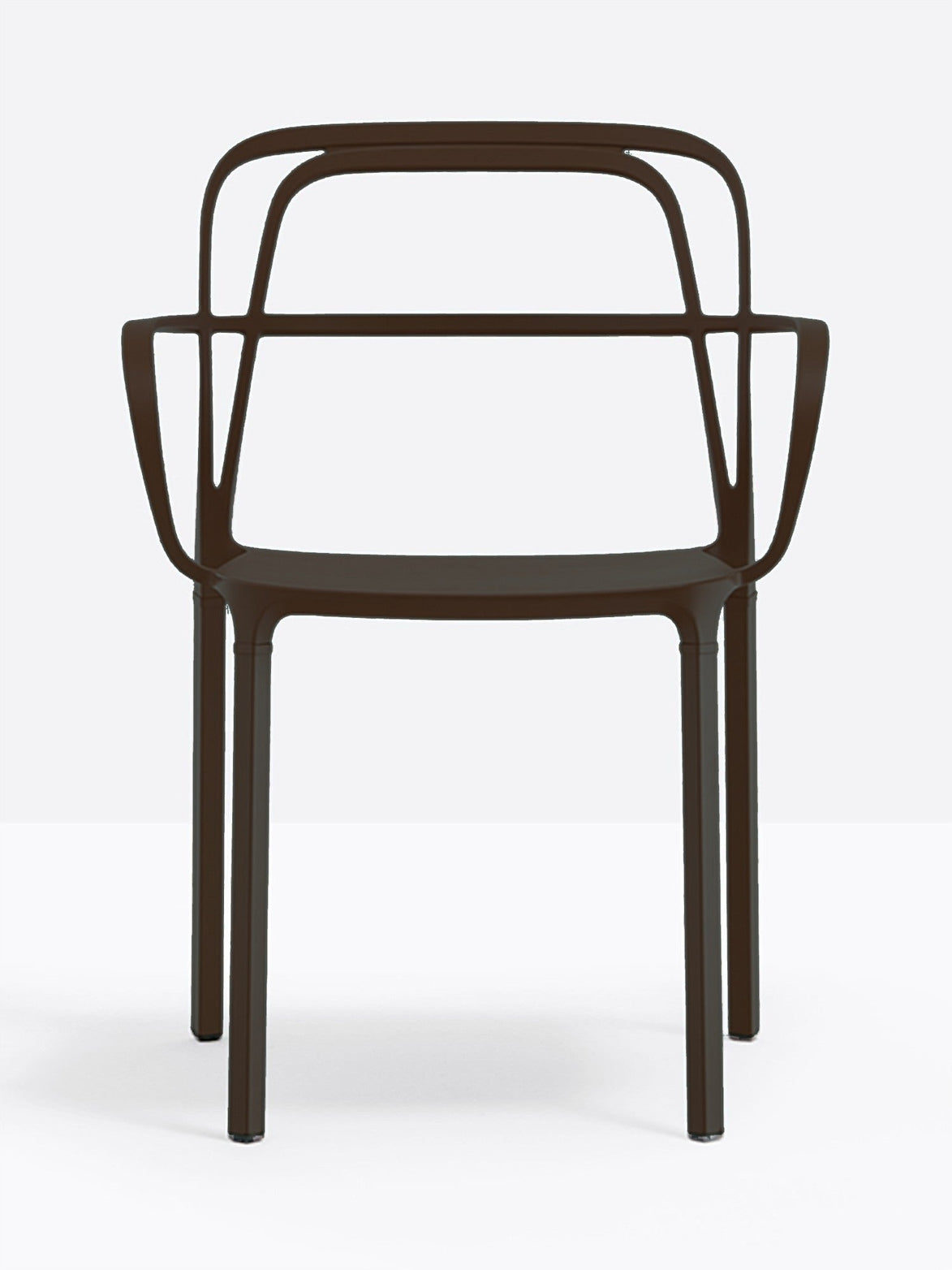 Fauteuil Intrigo 3715 Pedrali, Marron MGE
