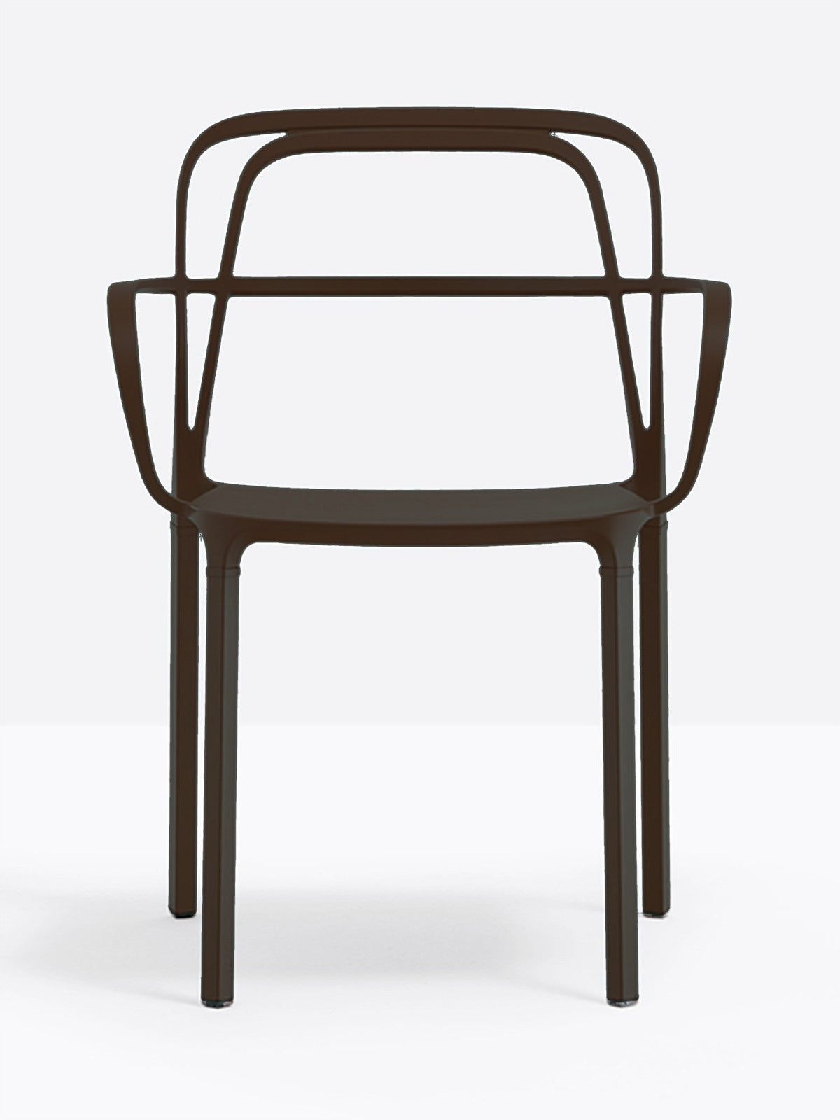 Fauteuil Intrigo 3715 Pedrali, Marron MGE