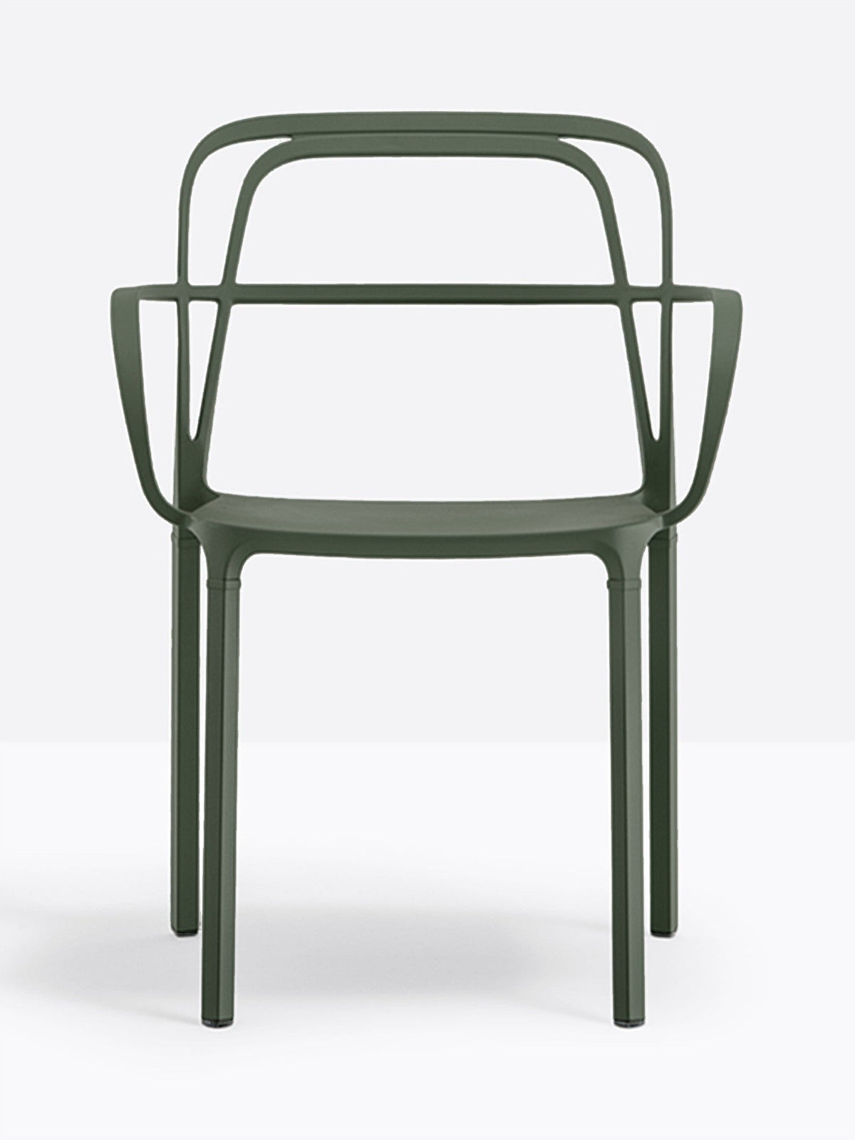Fauteuil Intrigo 3715 Pedrali, Vert forêt VE300E