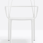 Fauteuil de terrasse Intrigo Pedrali blanc