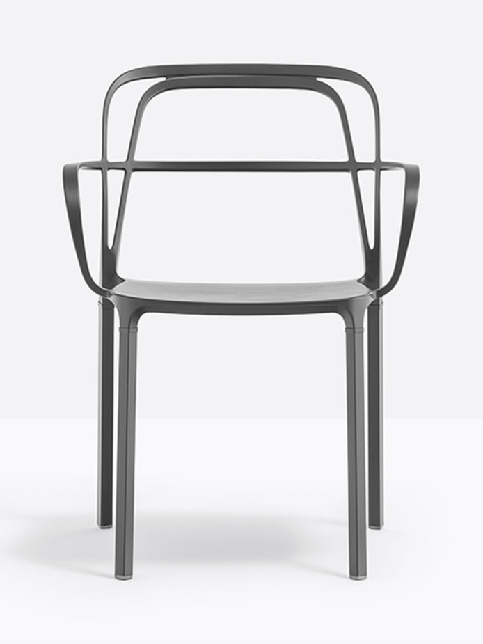 Fauteuil Intrigo gris anthracite