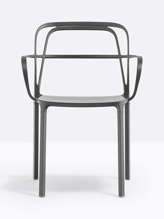 Fauteuil Intrigo gris anthracite