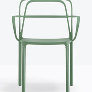 Fauteuil Intrigo vert d'eau