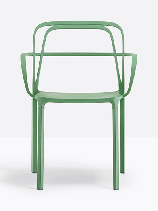 Fauteuil Intrigo vert sauge