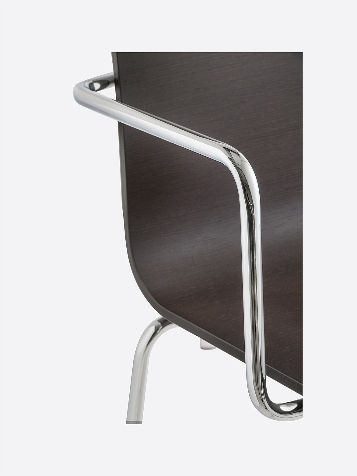 Fauteuil Kuadra XL 2404 / 2414 Pedrali, bois wengé