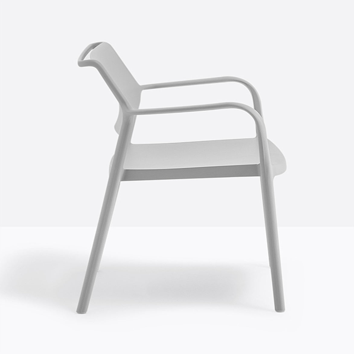 Fauteuil lounge Ara beige vue de profil