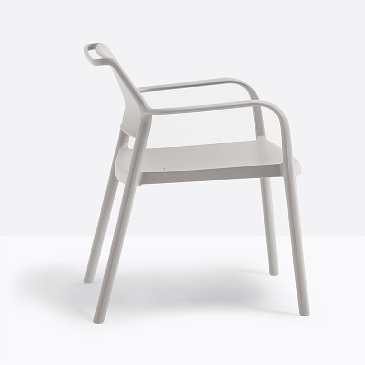 Fauteuil lounge Ara beige vue de dos