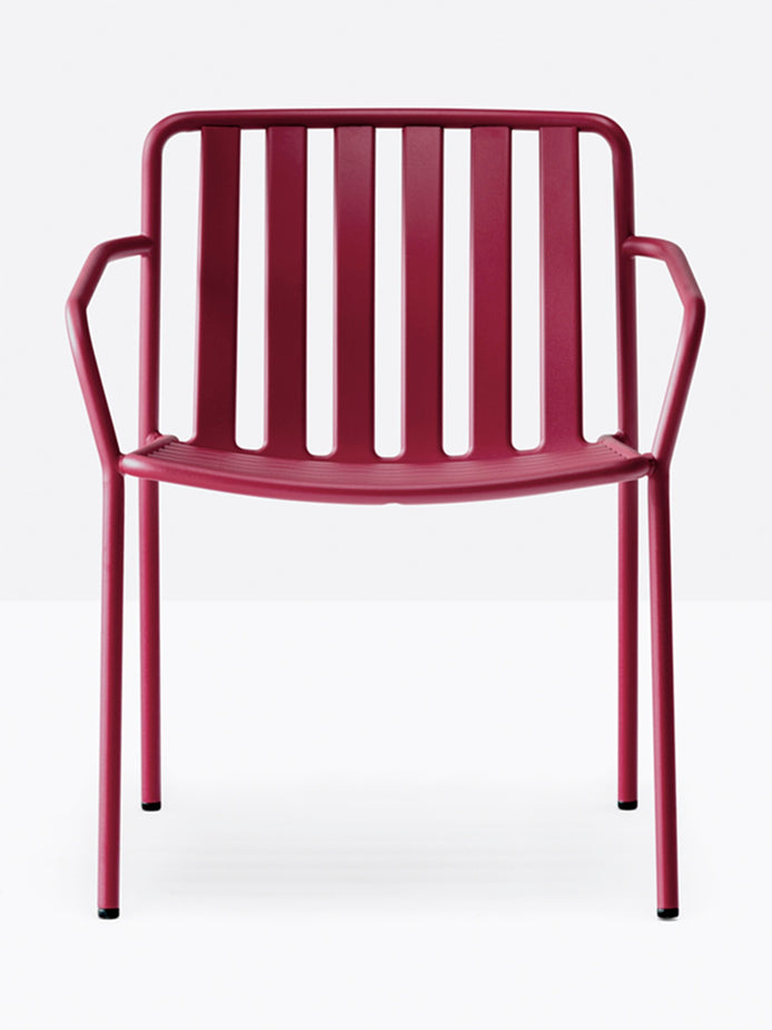 Fauteuil lounge Coney Pedrali bordeaux