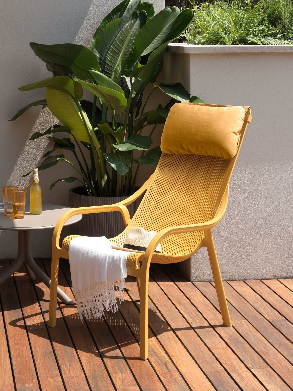 Fauteuil lounge Net Nardi – mise en situation CHR
