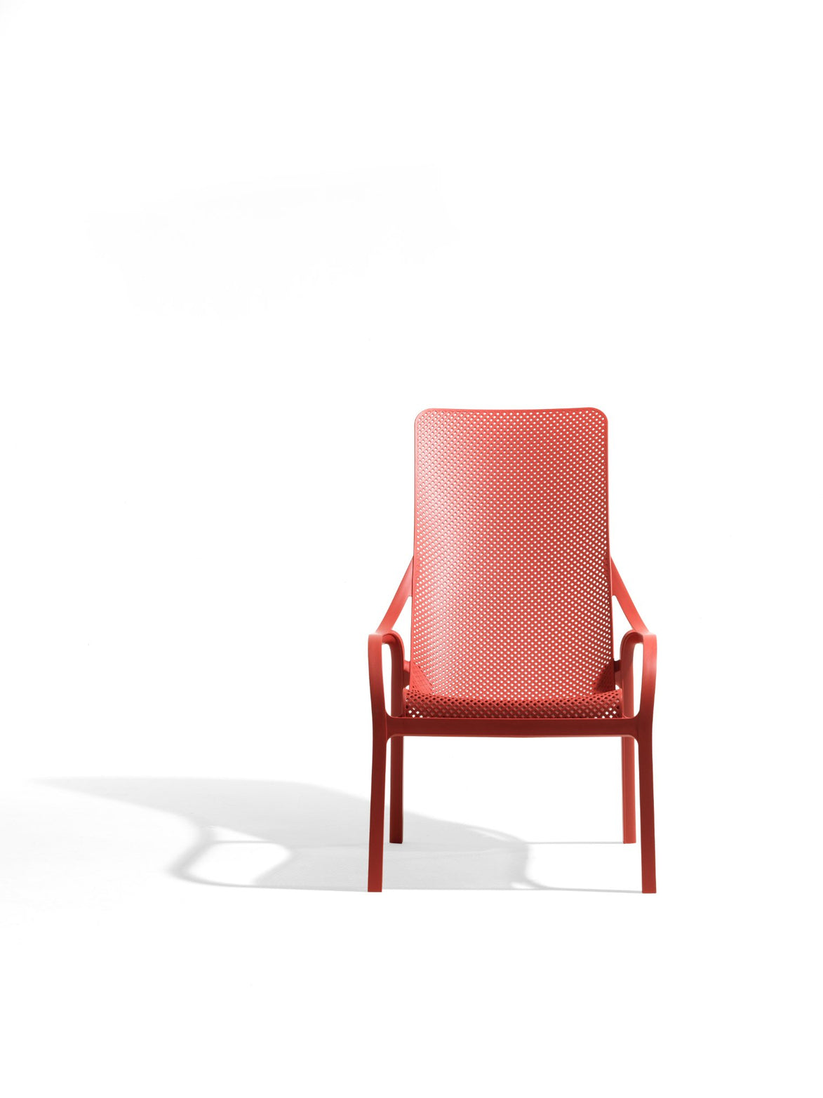 Fauteuil lounge Net Nardi – coloris corail